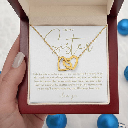 To My Sister Necklace (Side by Side)