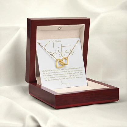 To My Sister Necklace (Side by Side)