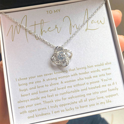 Mother in Law Gift - Love Knot Necklace