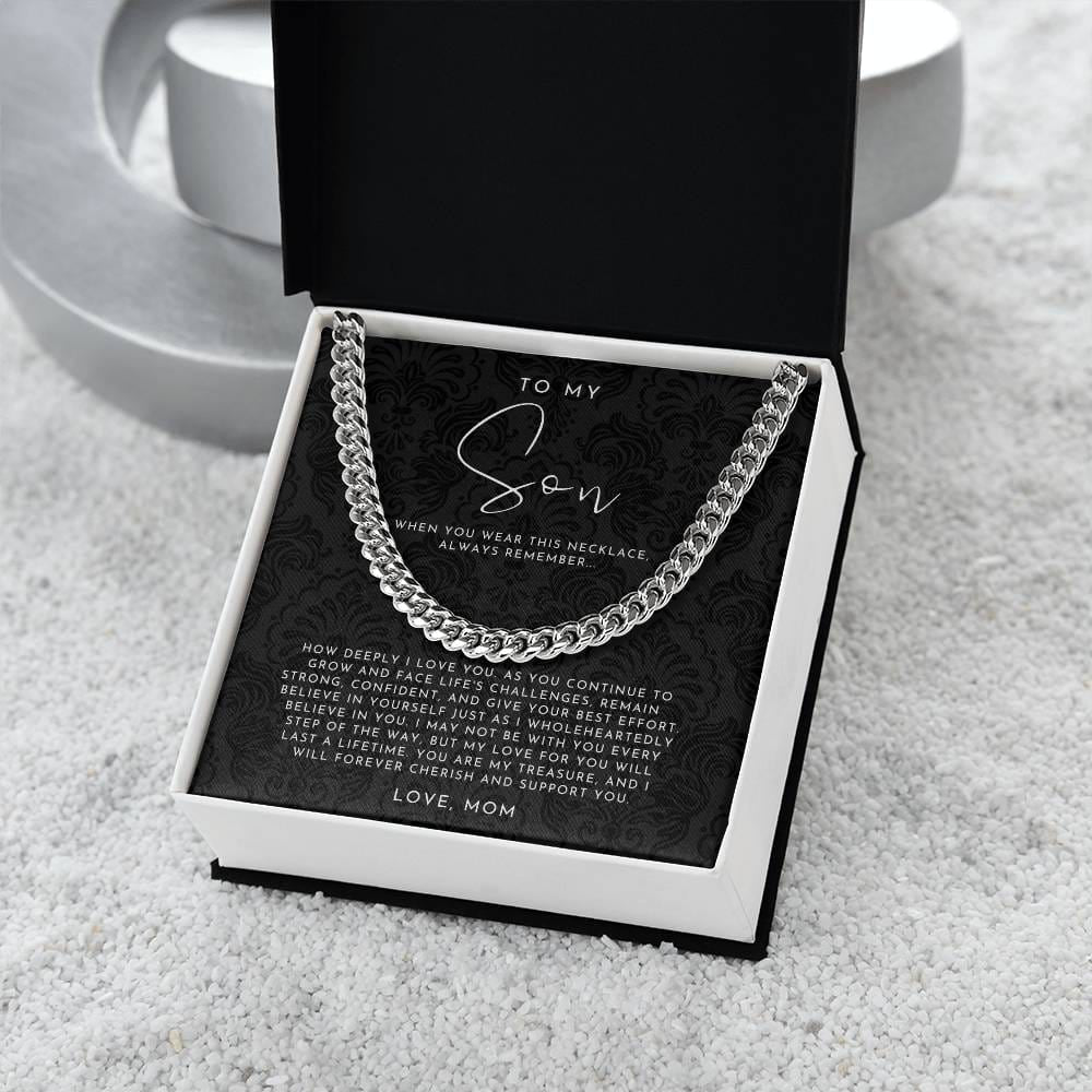 To My Son Necklace from Mom