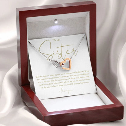 To My Sister Necklace (Side by Side)